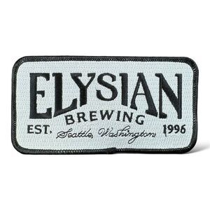 ‎ Elysian Brewing Co. Est. 1996 Seattle Patch, Official Merchandise Iron-On DIY